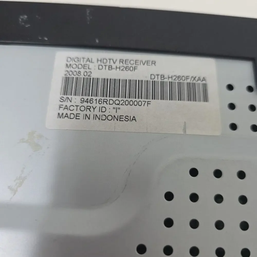 Samsung DTB H260F Digital HDTV Receiver HDMI -No Remote- Working